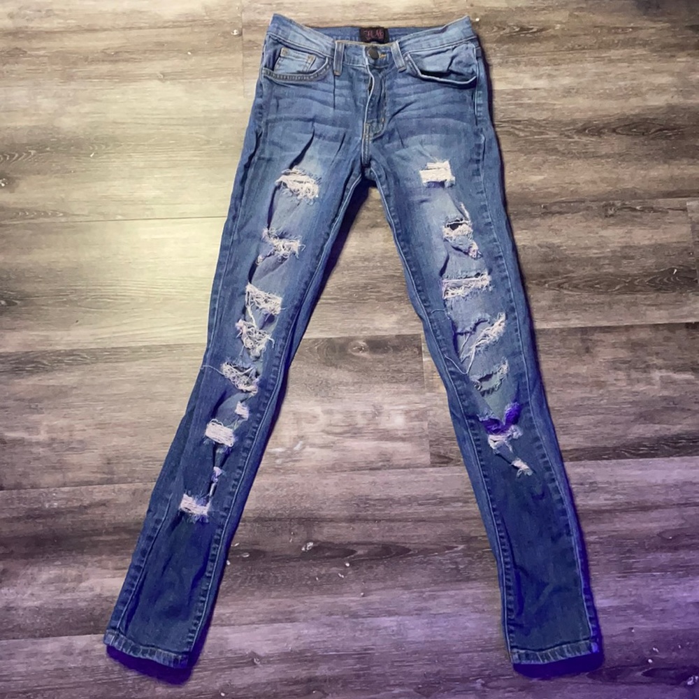 Distressed Skinny Jeans